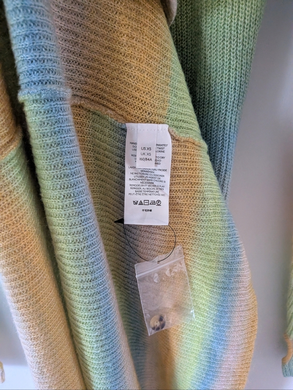 NEW! Free People Esme Striped Cardigan Maxi Sweater Pants Set - Picture 13 of 15